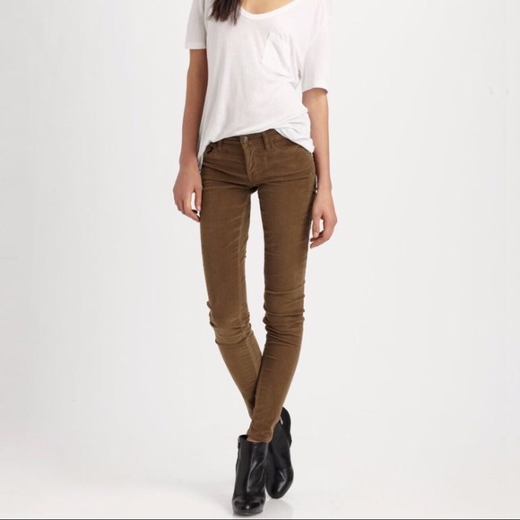 Vince Pants - Vince Stretch Vintage Corduroy Skinny Leg Pants